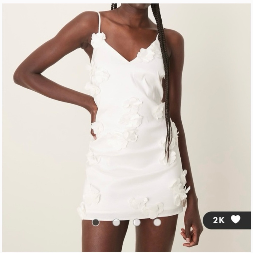 Abercrombie White Floral Dress
